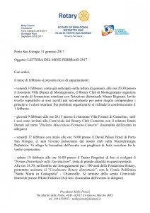 Lettera del mese Febbraio 2017 parte 1