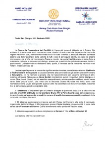 Lettera del mese di Febbraio 2020